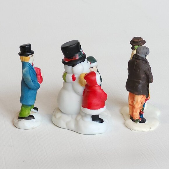 Delightful Victorian Christmas Figurine LOT of 3 - Picture 3 of 5